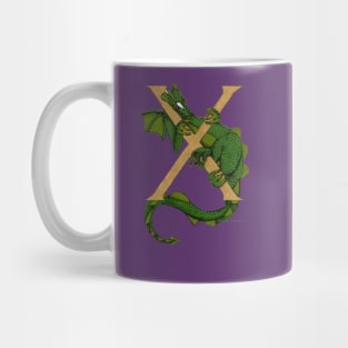 Green Dragon Letter X 2023 Mug